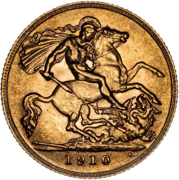 1910 Half Gold Sovereign Edward VII