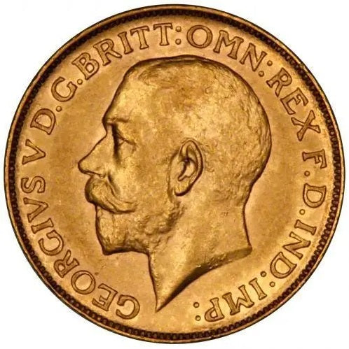 1912 Full Gold Sovereign George V
