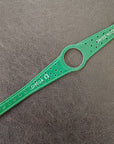 Replacement Original Vintage Ladies Omega Dynamic Green Leather Watch Strap