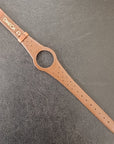 Replacement Original Vintage Ladies Omega Dynamic Brown Leather Watch Strap