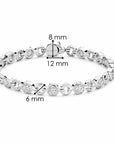 Sterling Silver Stone Set Ti Sento Bracelet