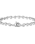 Sterling Silver Ti Sento Zirconia Bracelet
