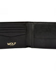 Black Wolf W Logo Billfold & Coin Wallet