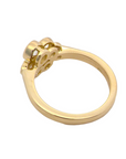 18ct Yellow Gold 6 Stone Diamond Bubble Ring