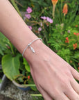 Sterling Silver Dollie Jewellery Stay Wild Stacking Bracelet