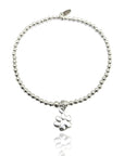 Sterling Silver Dollie Jewellery Paw Print Stacking Bracelet