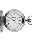 Quartz Half Hunter Woodford Pocket Watch & Chain