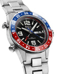 Mens Limited Edition Roadmaster Marine Pepsi Bezel GMT Ball Watch on Bracelet