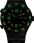 Mens Limited Edition Roadmaster Marine Pepsi Bezel GMT Ball Watch on Bracelet