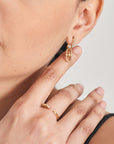 Gold Vermeil Ania Haie Orb Link Drop Earrings