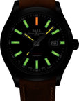 Mens Engineer II Green Beret Chronometer Ball Watch on Leather Strap