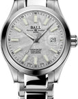 Mens Steel Engineer III Marvelight Chronometer Meteorite Dial Ball Watch on Bracelet