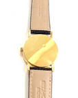 Pre Owned Mens 18K Gold Rolex Cellini Watch on Leather Strap