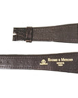 Replacement Original Vintage 20mm Brown Crocodile Baume & Mercier Watch Leather Strap Only
