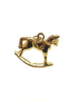 Pre Owned 9ct Yellow Gold Rocking Horse Charm