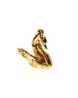 Pre Owned 9ct Yellow Gold Swan Charm