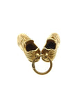 Pre Owned 9ct Yellow Gold Football Boots Charm