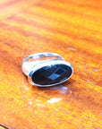 Sterling Silver Bastian Inverun Onyx Oval Dress Ring