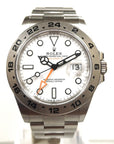 Pre-Owned Mens Steel Rolex 42mm Explorer II Watch