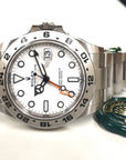 Pre-Owned Mens Steel Rolex 42mm Explorer II Watch