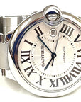 Pre Owned Mens Steel Ballon Bleu De Cartier Watch on Bracelet