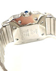 Pre Owned Mid Size Gold & Steel Cartier Santos De Cartier Watch on Bracelet