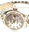 Ladies Rose Gold and Steel Rolex Oyster Perpetual Datejust Watch