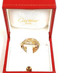 Pre Owned 18ct 3 Colour Cartier 7 Row Trinity Russian Wedding Ring