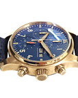 Pre-Owned Mens Bronze IWC Pilots Chronograph 41mm Automatic Watch on Strap