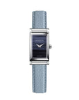 Ladies Herbelin Antares Blue Agate Watch on Leather Strap