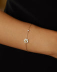 Gold Vermeil Ania Haie Gold Star Mother of Pearl Bracelet