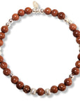 Sterling Silver & Cinnamon Spice Dollie Jewellery Stacking Bracelet