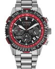 Mens Steel Citizen ProMaster Red Arrows Air Navihawk Watch on Bracelet
