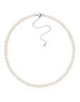 Sterling Silver Claudia Bradby Button Pearl Choker