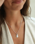 Sterling Silver Claudia Bradby The World Is Your Oyster Micro Necklace