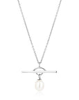 Sterling Silver Claudia Bradby Chakra Balance Pearl Necklace