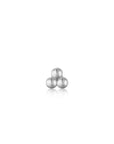 Sterling Silver Ania Haie Triple Ball Barbell Single Earring