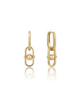 Gold Vermeil Ania Haie Orb Link Drop Earrings