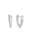 Sterling Silver Ania Haie Arrow Huggie Hoop Earrings