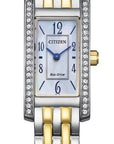 Ladies 2 Colour Citizen Eco Drive Petite Palidoro Watch on Bracelet