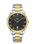 Gents 2 Colour Rotary Dress Watch on Bracelet