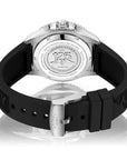 Gents Steel Rotary Seamatic Automatic GMT Watch on Rubber Strap