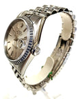 Pre Owned Mens Steel Rolex DateJust Perpetual Watch on Bracelet