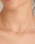 Gold Vermeil Ania Haie Lapis Star Necklace