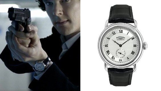Rotary Sherlock Sherlock Holmes Wrist Watch Gents Steel Rotary - Main Image