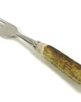 Boxed Set of 6 Stag Horn Steak Knives and Forks