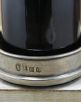 Luxury Vogue Pewter Wine Bottle Coaster with Wooden Insert
