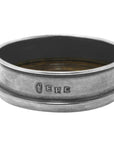 Luxury Vogue Pewter Wine Bottle Coaster with Wooden Insert