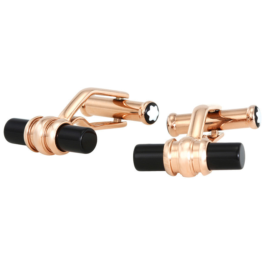 Mont Blanc Onyx Cufflinks – ST Hopper