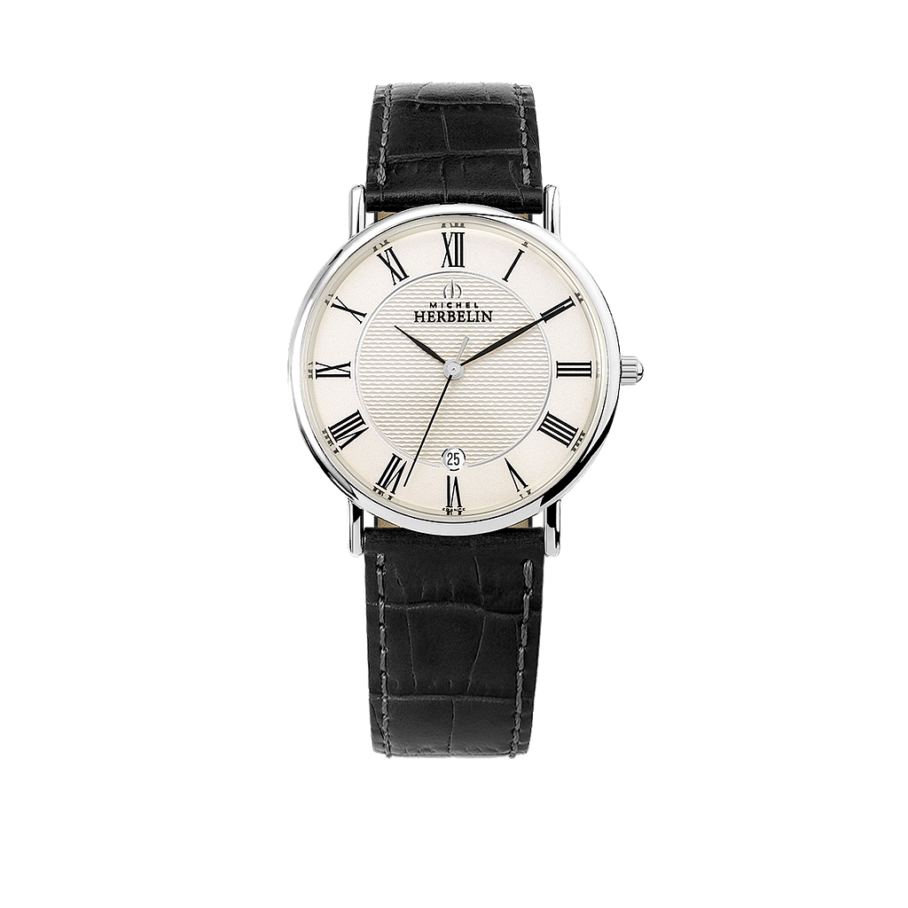 Mens Herbelin Classique Watch on Leather Strap